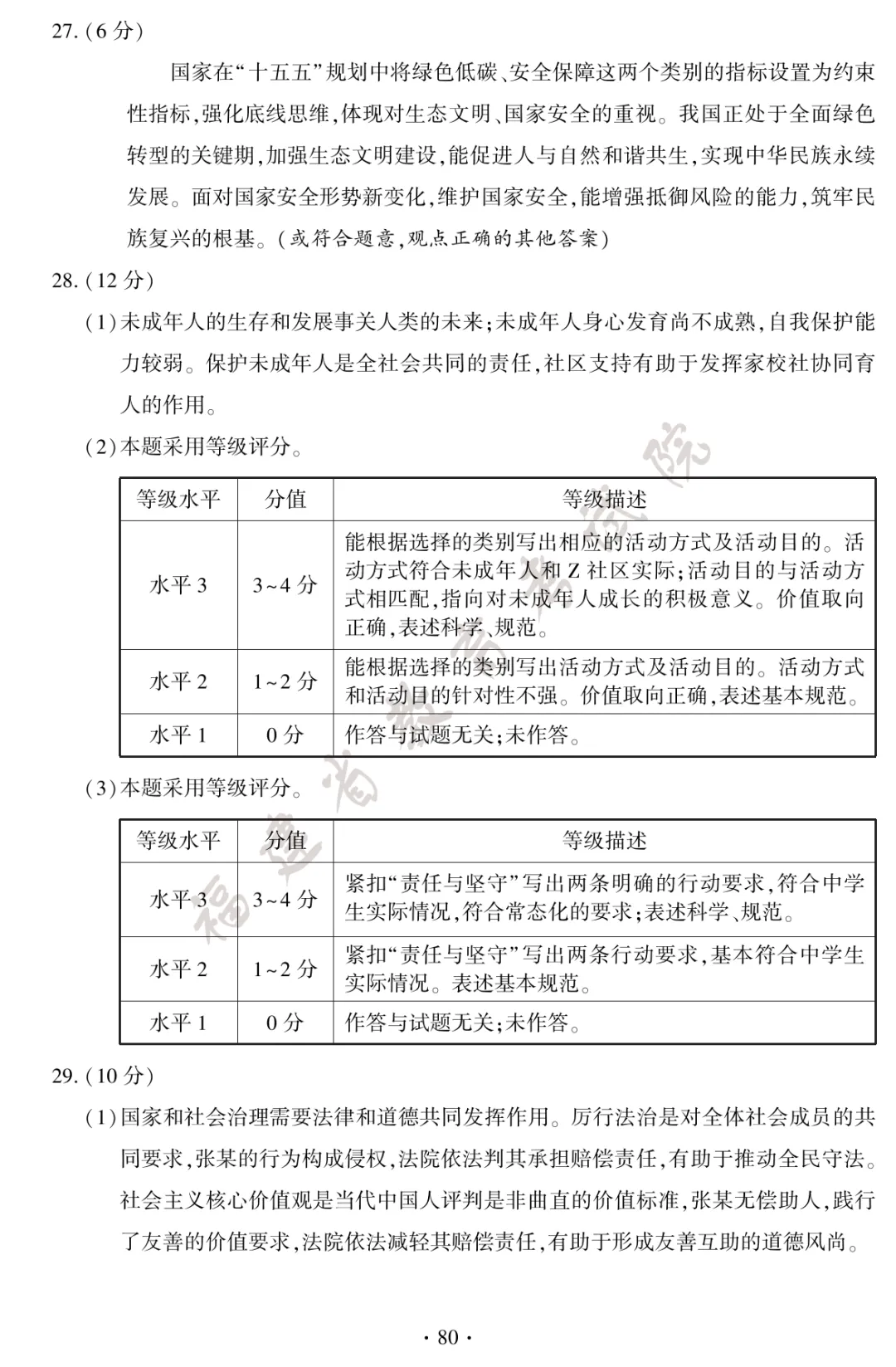 快讯!2026福建中考试卷+答案公布!厦门何时查成绩、填志愿?-第80张图片-四季读书网