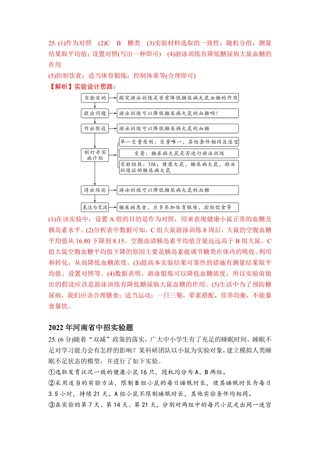 中考生物专项精讲----实验探究专题-第30张图片-四季读书网 中考生物专项精讲----实验探究专题-第30张图片-四季读书网