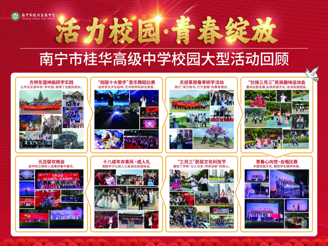 中考倒计时1天!南宁市桂华高级中学祝全市中考生一举夺魁,中考必胜!-第22张图片-四季读书网