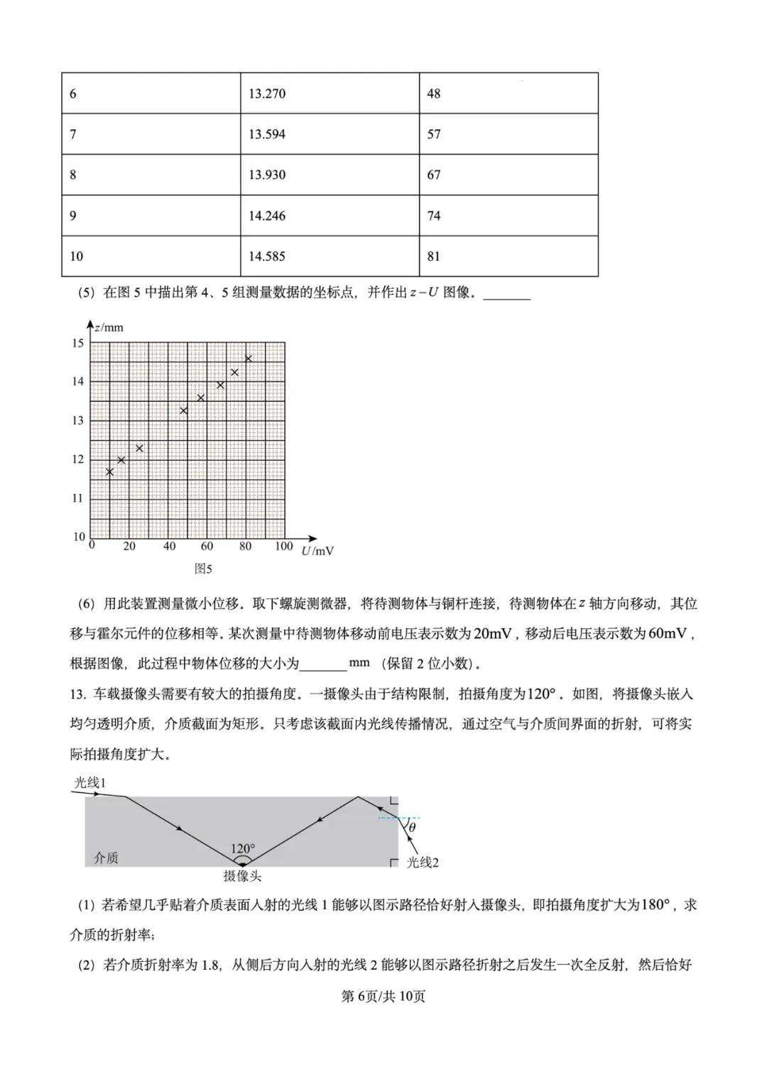 2026年高考物理试卷汇总---陕晋青宁卷、黑吉辽蒙卷、上海卷、湖南卷、云南卷、河北卷-第45张图片-四季读书网 2026年高考物理试卷汇总---陕晋青宁卷、黑吉辽蒙卷、上海卷、湖南卷、云南卷、河北卷-第45张图片-四季读书网