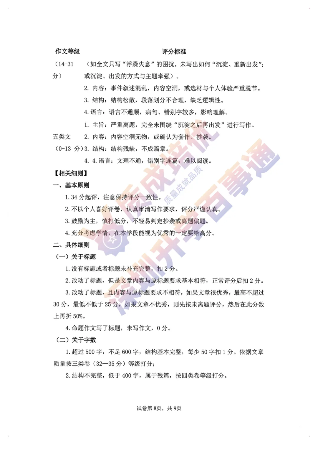最新!龙华区初三三模全科真题解析出炉!-第42张图片-四季读书网 最新!龙华区初三三模全科真题解析出炉!-第42张图片-四季读书网