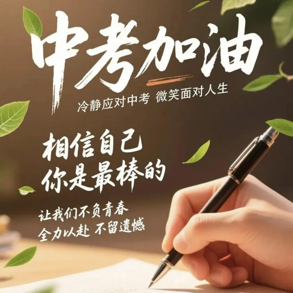 “中考加油祝福文案,一定要这样发”-第5张图片-四季读书网 “中考加油祝福文案,一定要这样发”-第5张图片-四季读书网