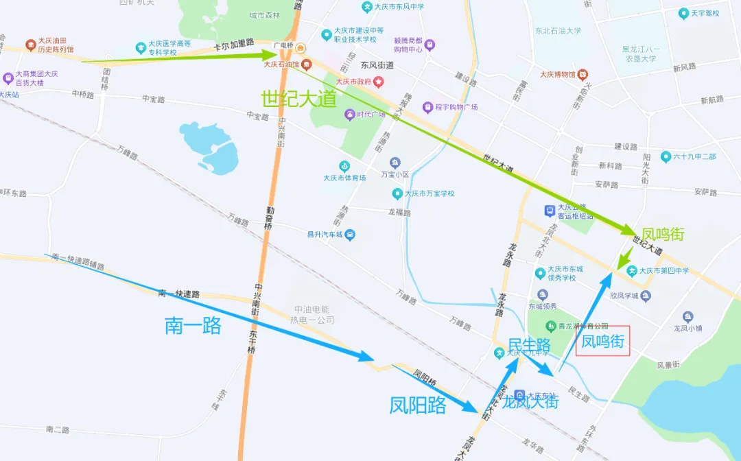 大庆2026中考送考路线图-第18张图片-四季读书网
