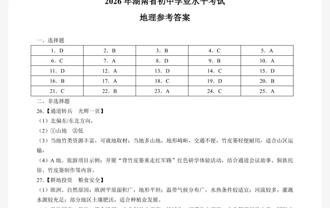 超详细!2026年中考湖北省【化学】试题真题及答案完整版.pdf-第6张图片-四季读书网 超详细!2026年中考湖北省【化学】试题真题及答案完整版.pdf-第6张图片-四季读书网