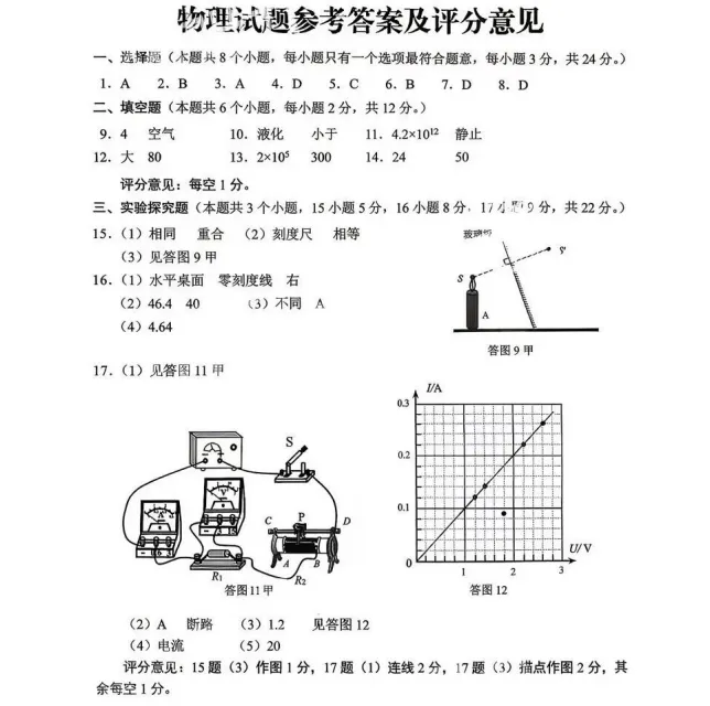 超详细!2026年中考湖北省【化学】试题真题及答案完整版.pdf-第16张图片-四季读书网 超详细!2026年中考湖北省【化学】试题真题及答案完整版.pdf-第16张图片-四季读书网