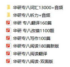 24专八考前冲刺包(真题、高频词、预测卷)-第13张图片-四季读书网 24专八考前冲刺包(真题、高频词、预测卷)-第13张图片-四季读书网