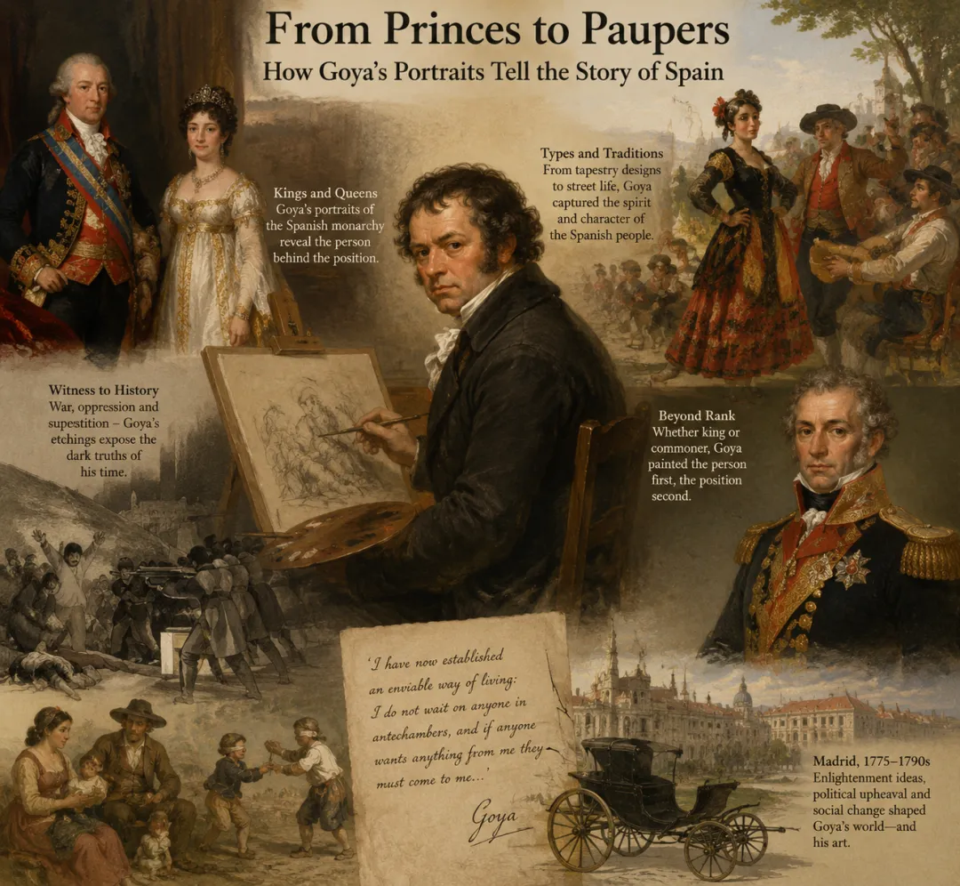 6.22雅思机考阅读真题:From Princes to Paupers How Goya's Portraits Tell the Story of Spain 戈雅肖像画如何诉说西班牙的时代往事-第1张图片-四季读书网 6.22雅思机考阅读真题:From Princes to Paupers How Goya's Portraits Tell the Story of Spain 戈雅肖像画如何诉说西班牙的时代往事-第1张图片-四季读书网