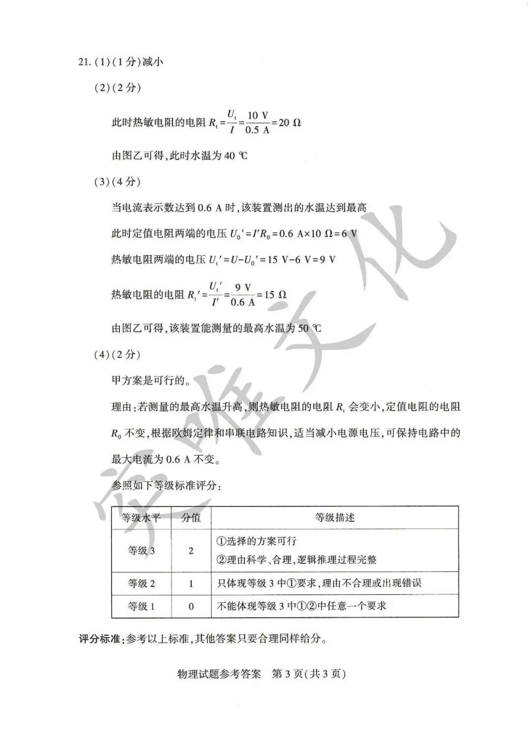 河南省2026年初中学业水平考试试卷+答案(七科高清版)-第51张图片-四季读书网