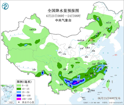 中考天气丨广西迎来新一轮强降雨,23-27日我市有中到大雨、局部暴雨过程,需防范对的影响,警惕山洪地质灾害.-第3张图片-四季读书网