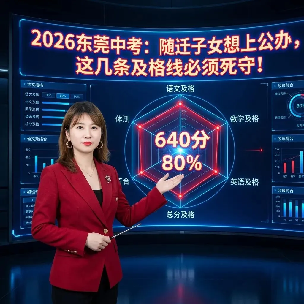 2026东莞中考:随迁子女想上公办,这几条及格线必须死守!-第1张图片-四季读书网 2026东莞中考:随迁子女想上公办,这几条及格线必须死守!-第1张图片-四季读书网