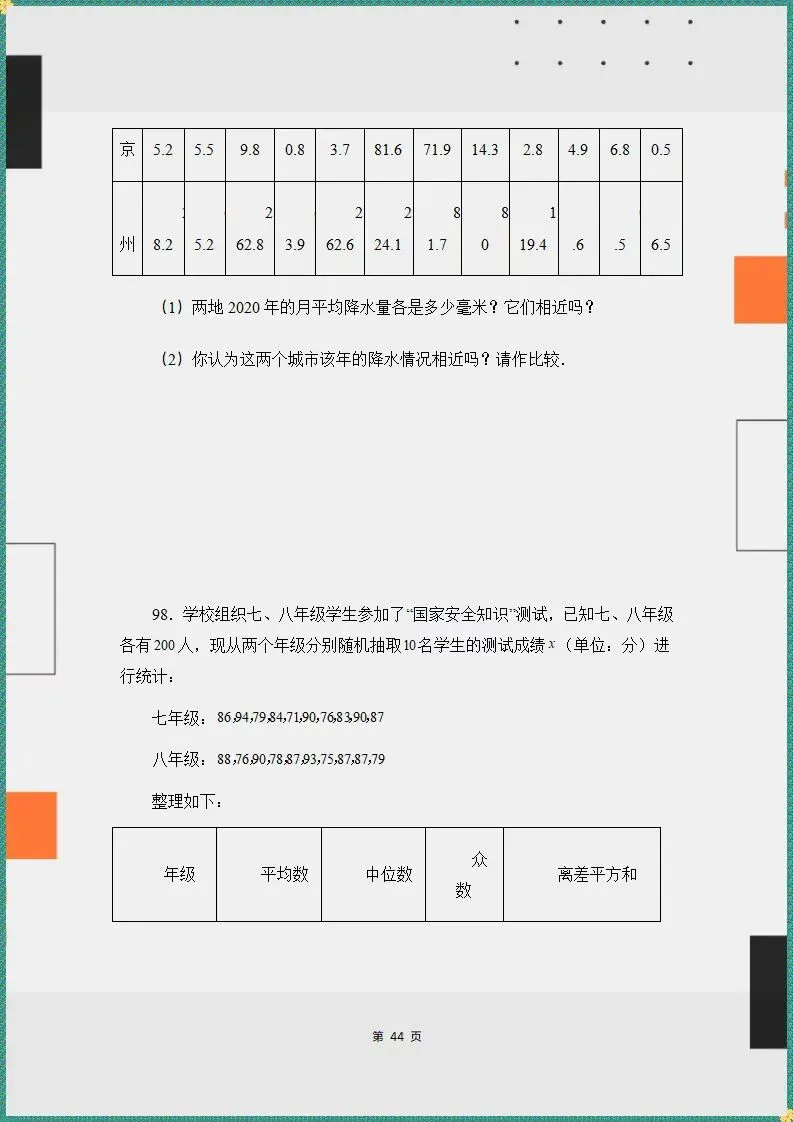 期末•26新八下人教版数学期末专项(真题百练通关)含解析(电子版可打印)-第13张图片-四季读书网 期末•26新八下人教版数学期末专项(真题百练通关)含解析(电子版可打印)-第13张图片-四季读书网