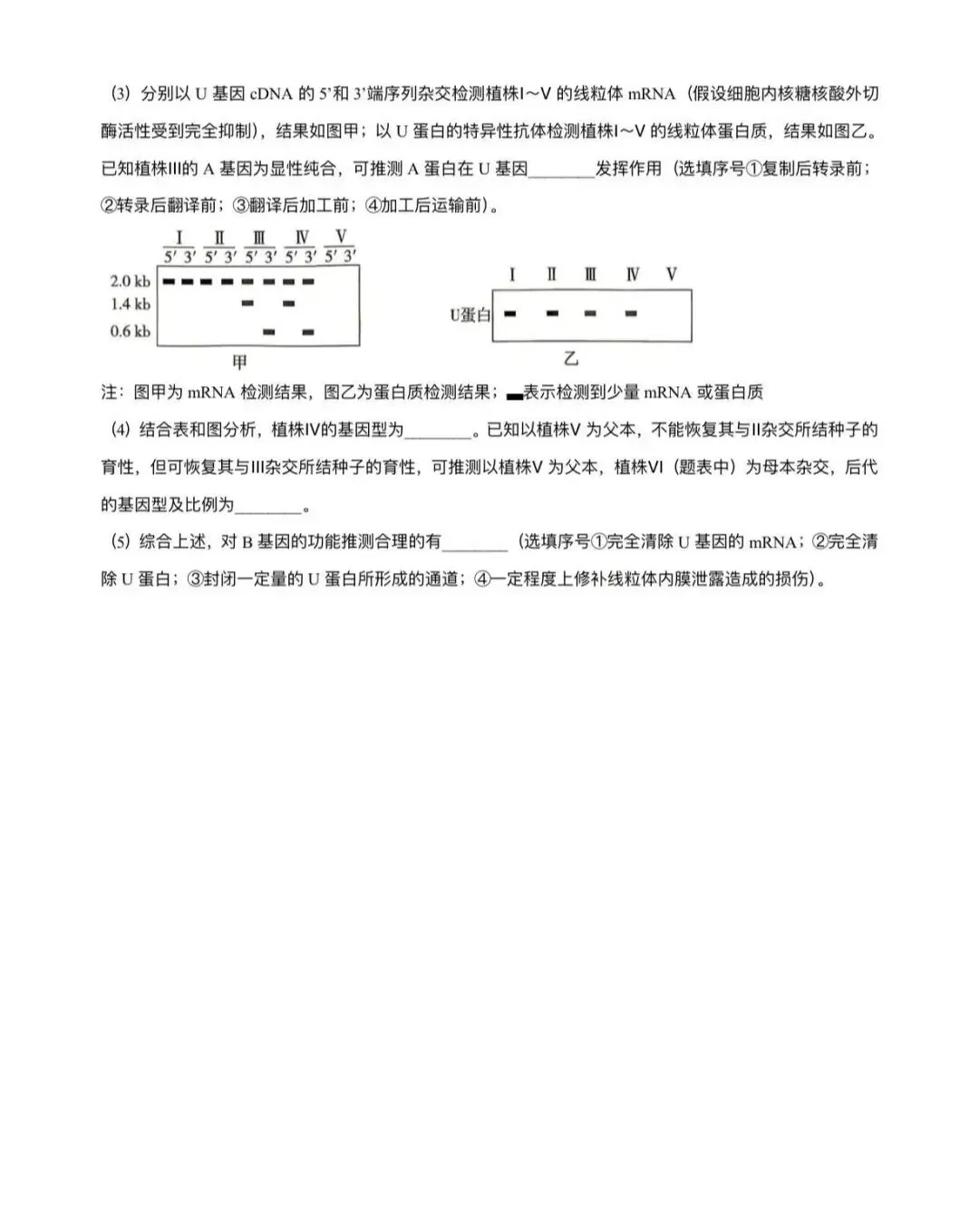 高考生物丨2026年山西省高考生物学试卷-第10张图片-四季读书网