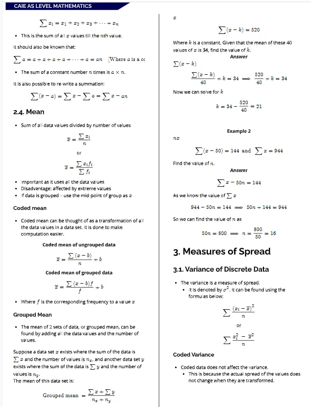 alevel数学核心考点整理,历年真题反复考的就这些,PDF免费领-第6张图片-四季读书网 alevel数学核心考点整理,历年真题反复考的就这些,PDF免费领-第6张图片-四季读书网