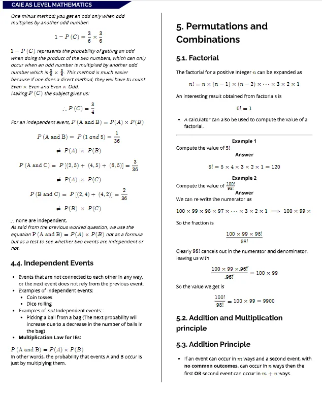 alevel数学核心考点整理,历年真题反复考的就这些,PDF免费领-第10张图片-四季读书网 alevel数学核心考点整理,历年真题反复考的就这些,PDF免费领-第10张图片-四季读书网
