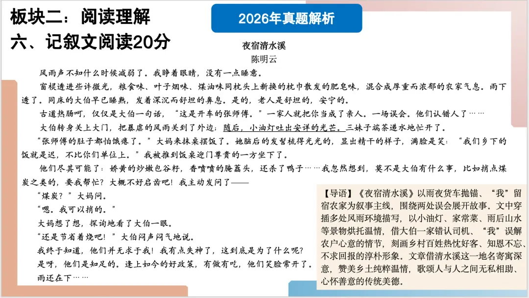 2026年福建中考语文试卷解析及备考策略ppt-第14张图片-四季读书网