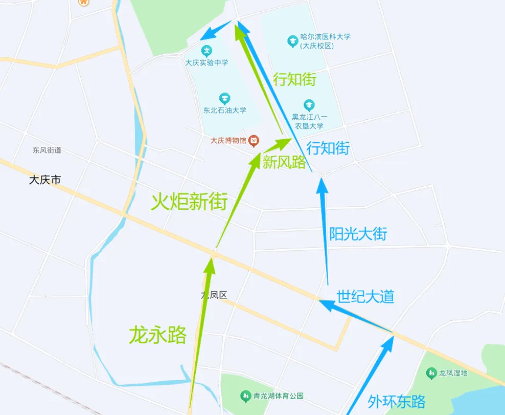 关注两考|大庆2026中考送考路线图-第5张图片-四季读书网 关注两考|大庆2026中考送考路线图-第5张图片-四季读书网