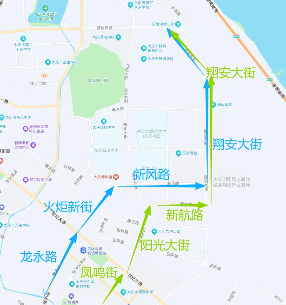 关注两考|大庆2026中考送考路线图-第8张图片-四季读书网 关注两考|大庆2026中考送考路线图-第8张图片-四季读书网