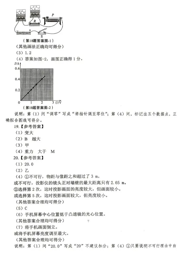 2026年陕西中考真题—英语、物理真题及参考答案-第23张图片-四季读书网