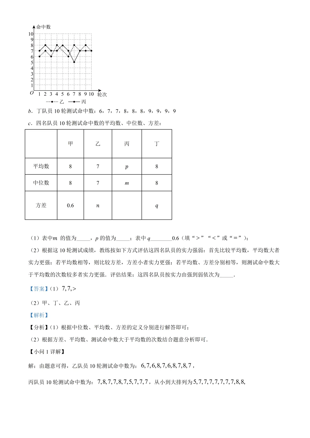 北京首都师范大学附属中学中考数学模拟试卷及答案(2026.6)-第26张图片-四季读书网
