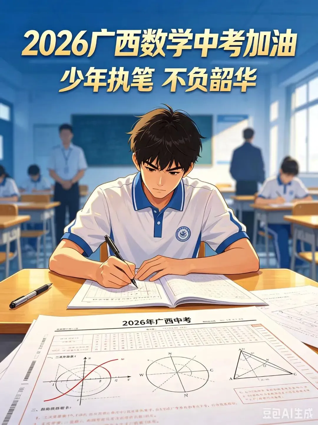 2026年广西数学中考稳A指南-第1张图片-四季读书网