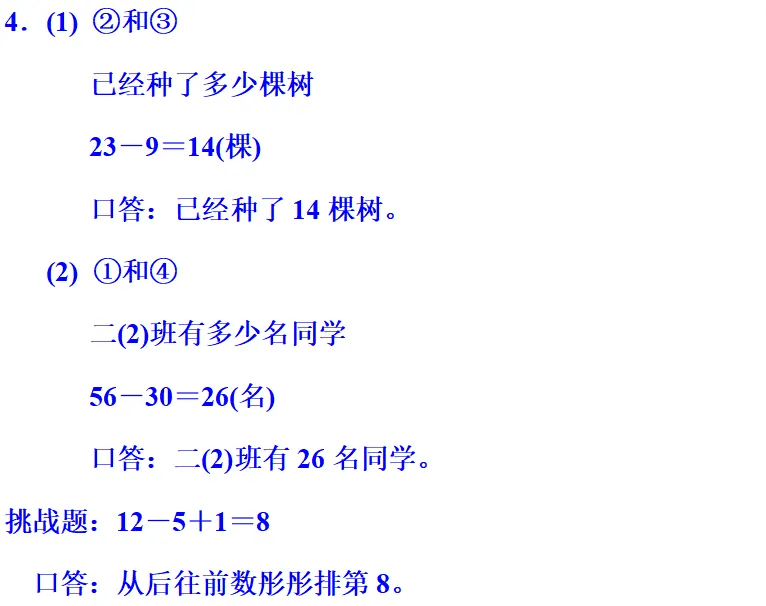 人教版一年级数学下册期末模拟试卷,定制密卷!-第15张图片-四季读书网