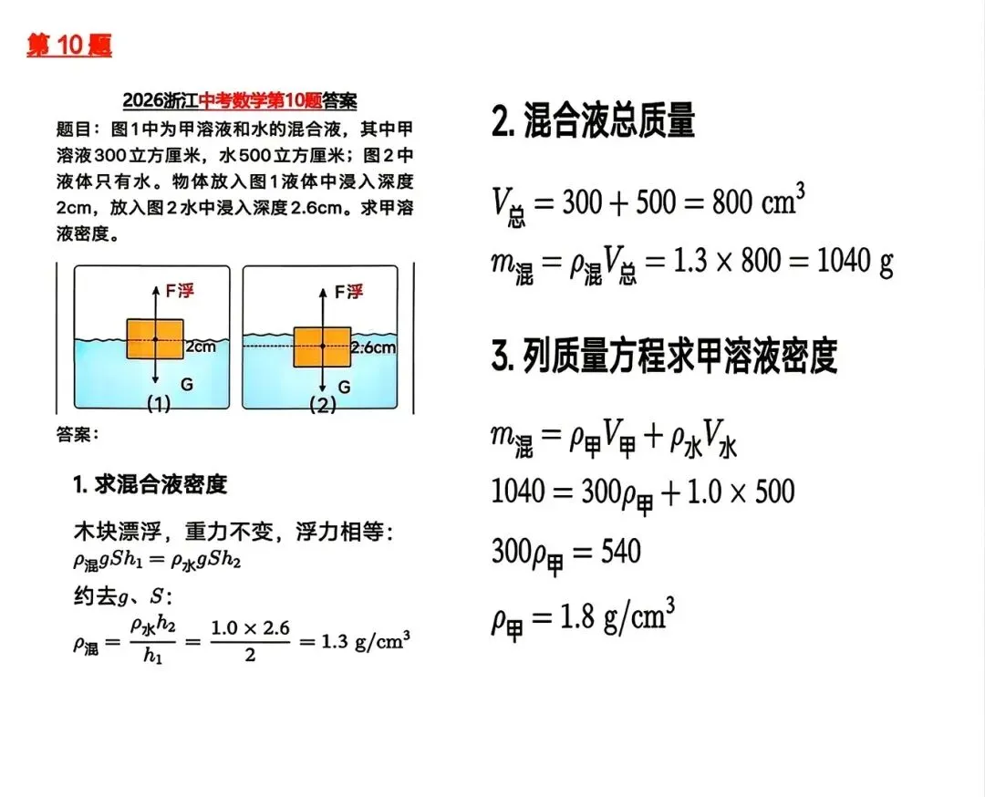 2026年浙江中考试题及答案汇总!6月30日查成绩!-第4张图片-四季读书网 2026年浙江中考试题及答案汇总!6月30日查成绩!-第4张图片-四季读书网