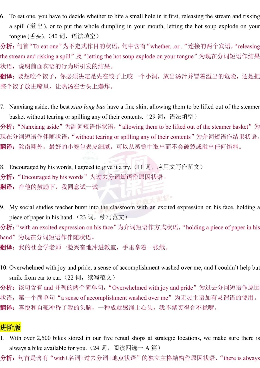 知识定制 | 长难句:三阶式练透高考真题-第31张图片-四季读书网