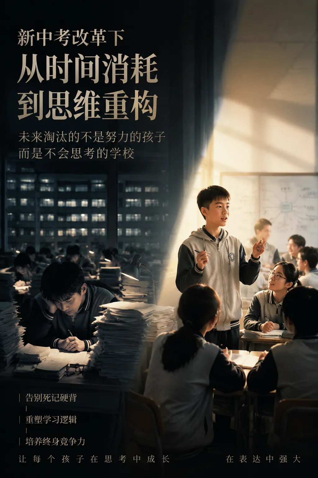 新中考正在淘汰只会“死记硬背”的学校,真正的提分风口在哪?-第1张图片-四季读书网