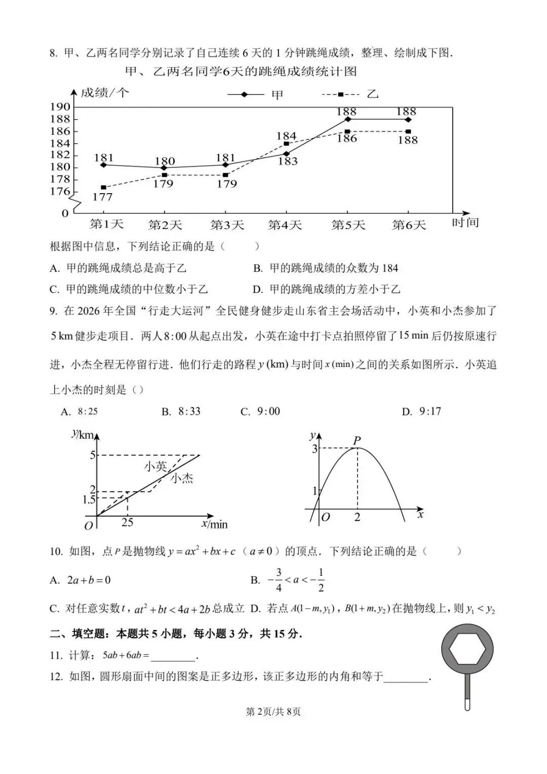 2026山东中考数学分析-第2张图片-四季读书网