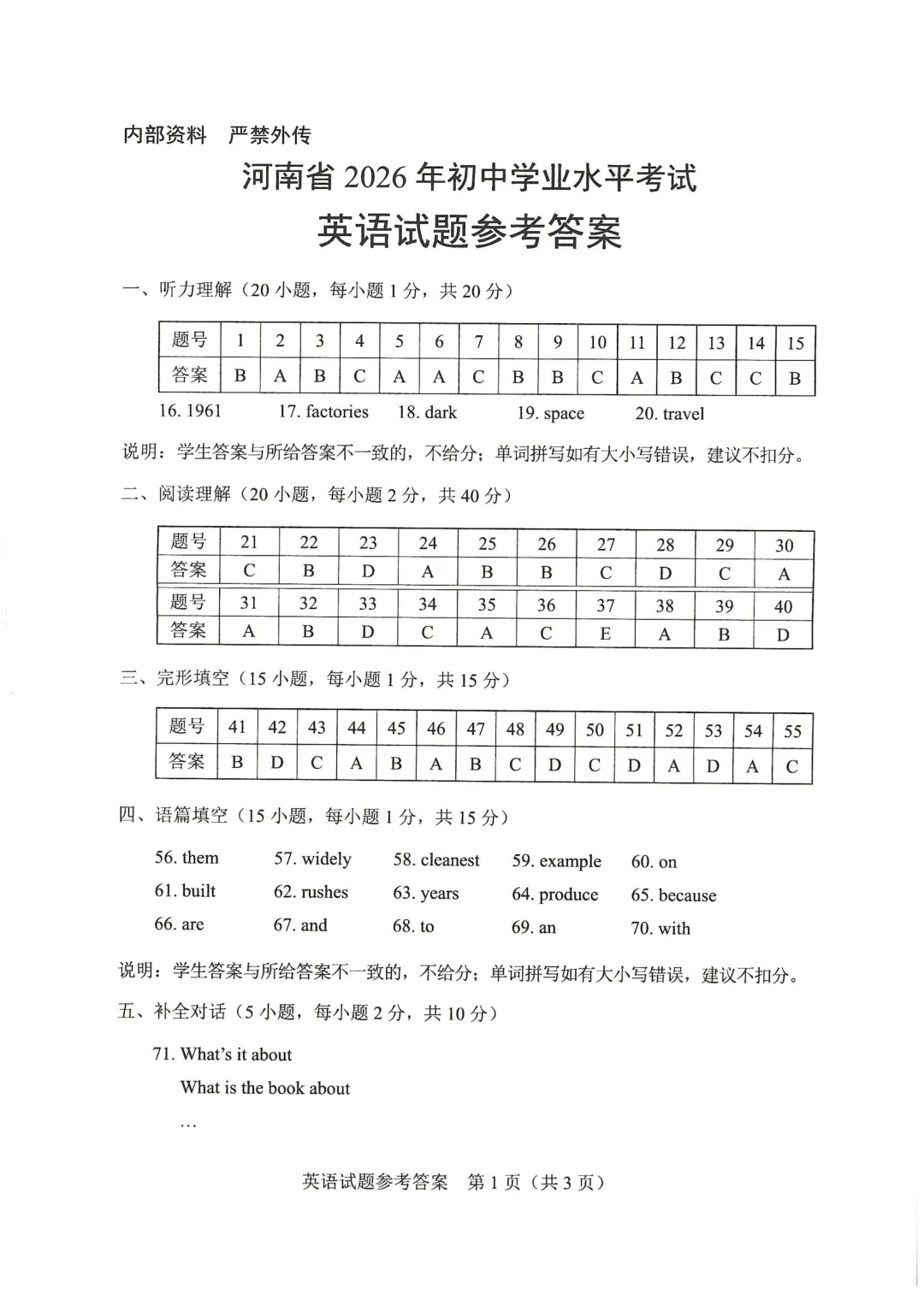 河南省2026年初中学业水平考试试卷+答案-第31张图片-四季读书网