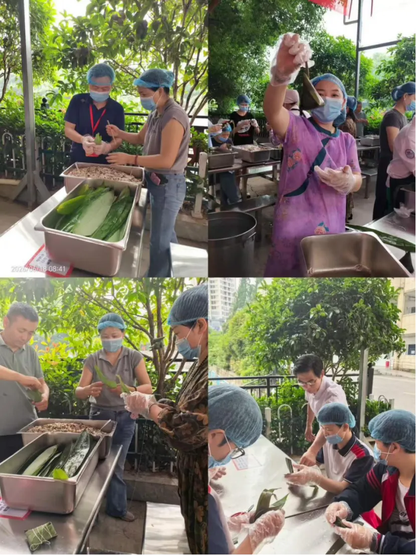 粽香传情寄厚望 劳动育人助中考——阳新县第三中学“粽香传情·助力”主题活动侧记-第3张图片-四季读书网