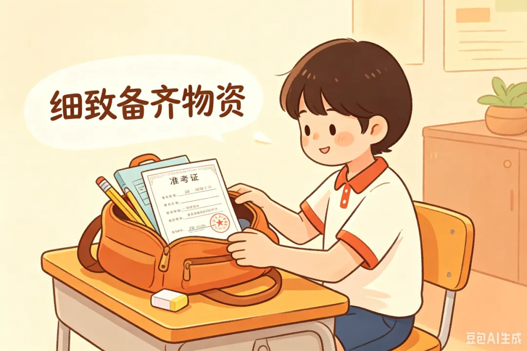 【中考护航】精准把握时间,细致做好备考!中考考前重要事项通知-第8张图片-四季读书网