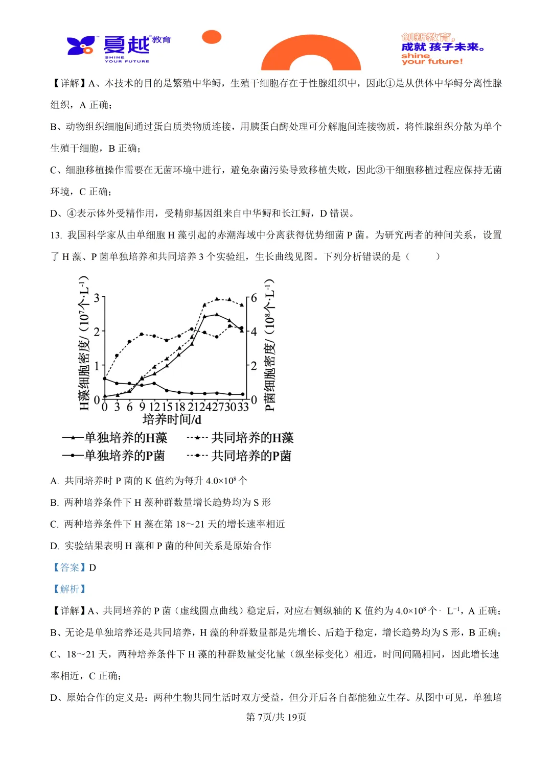 2026高考广东卷生物高考真题-第17张图片-四季读书网
