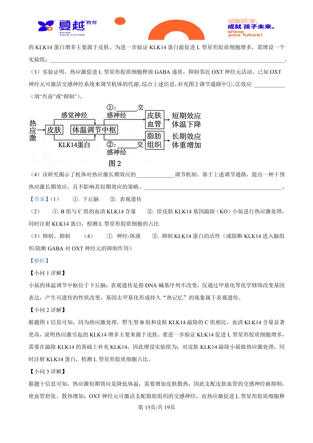 2026高考广东卷生物高考真题-第23张图片-四季读书网