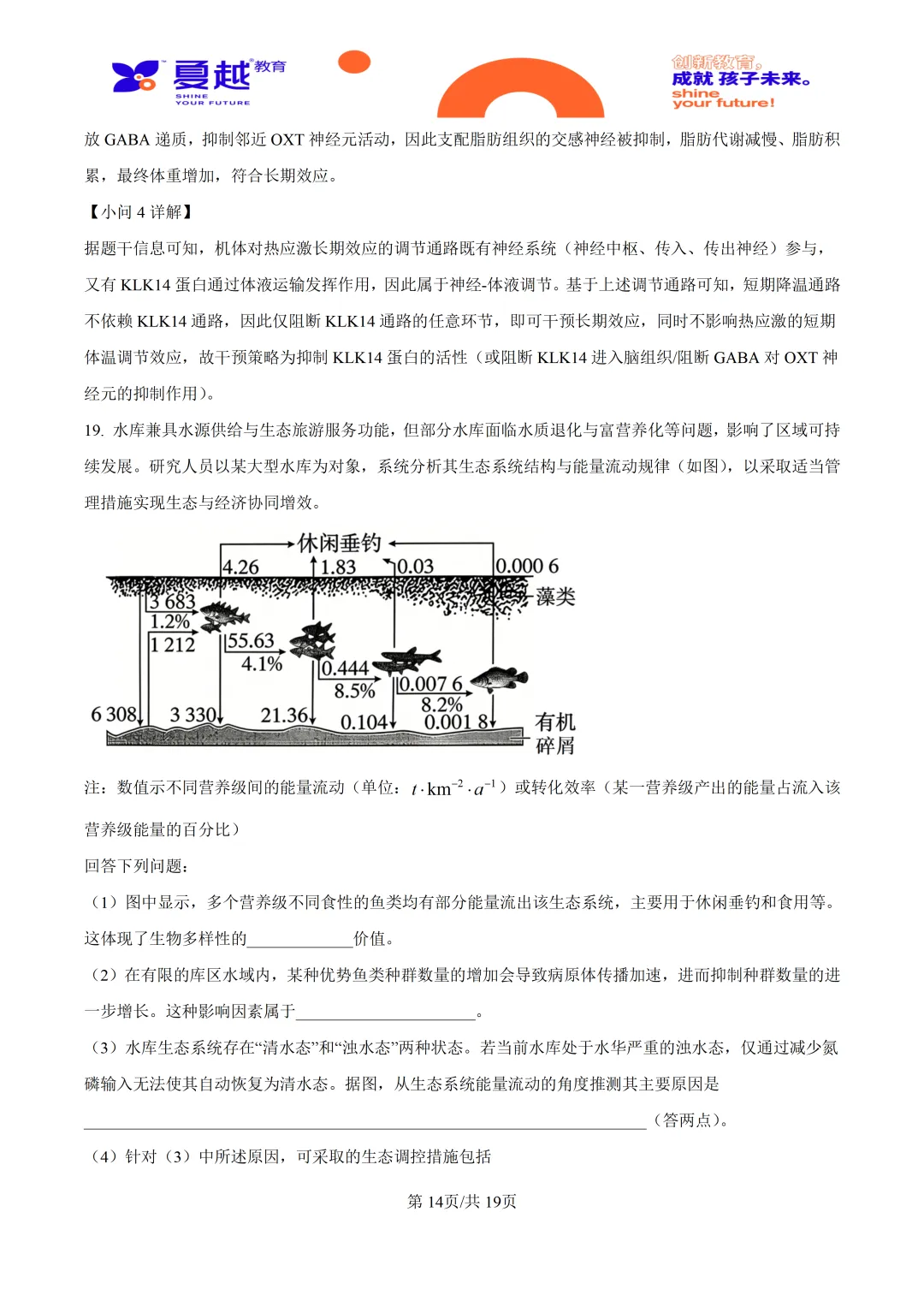 2026高考广东卷生物高考真题-第24张图片-四季读书网