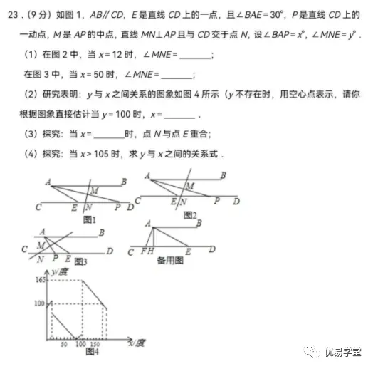 深圳市七年级下数学期末考试模拟卷(二),练习多考20分!-第8张图片-四季读书网