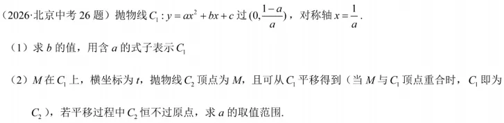 26.6中考数学代数综合和几何综合回忆版深度解析-第1张图片-四季读书网