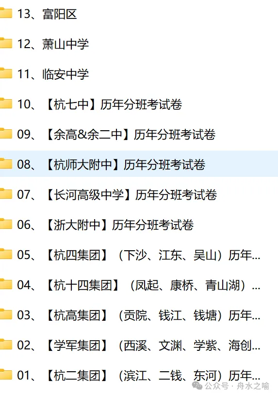2025-2026年新高一分班考真题(杭高,杭二,学军等)-第8张图片-四季读书网