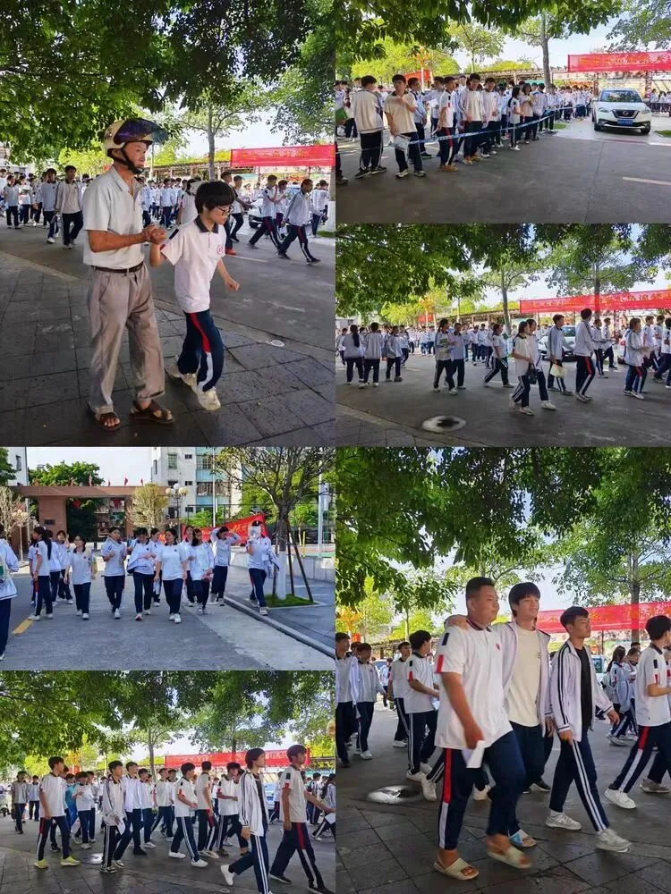 温情护航逐梦路,壮志扬帆赴中考——屯昌县红旗中学中考首日纪实-第17张图片-四季读书网