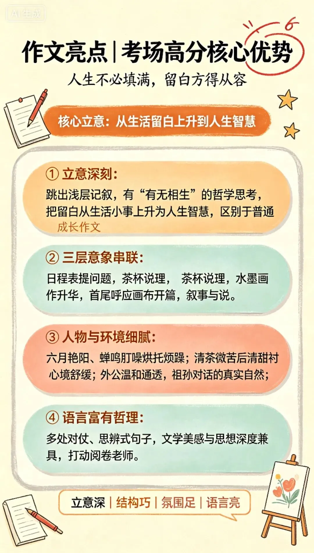 中考满分作文|成长感悟(成长思辨)主题佳作《风卷浪起,再度扬帆》(附考场得分拆解+仿写金句)-第1张图片-四季读书网