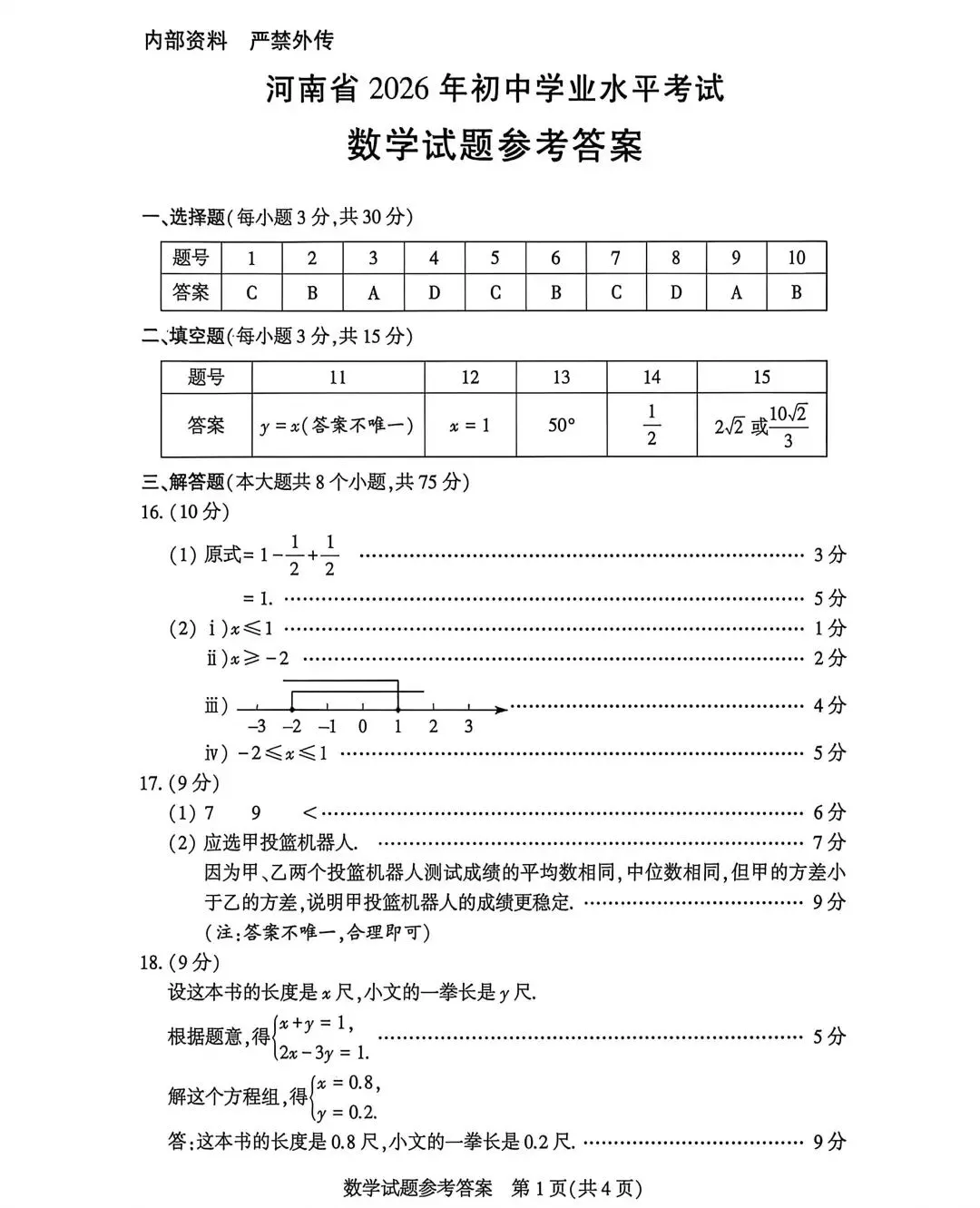 【试卷】河南省2026年初中学业水平考试试卷,今天写了一下,挺有意思-第7张图片-四季读书网