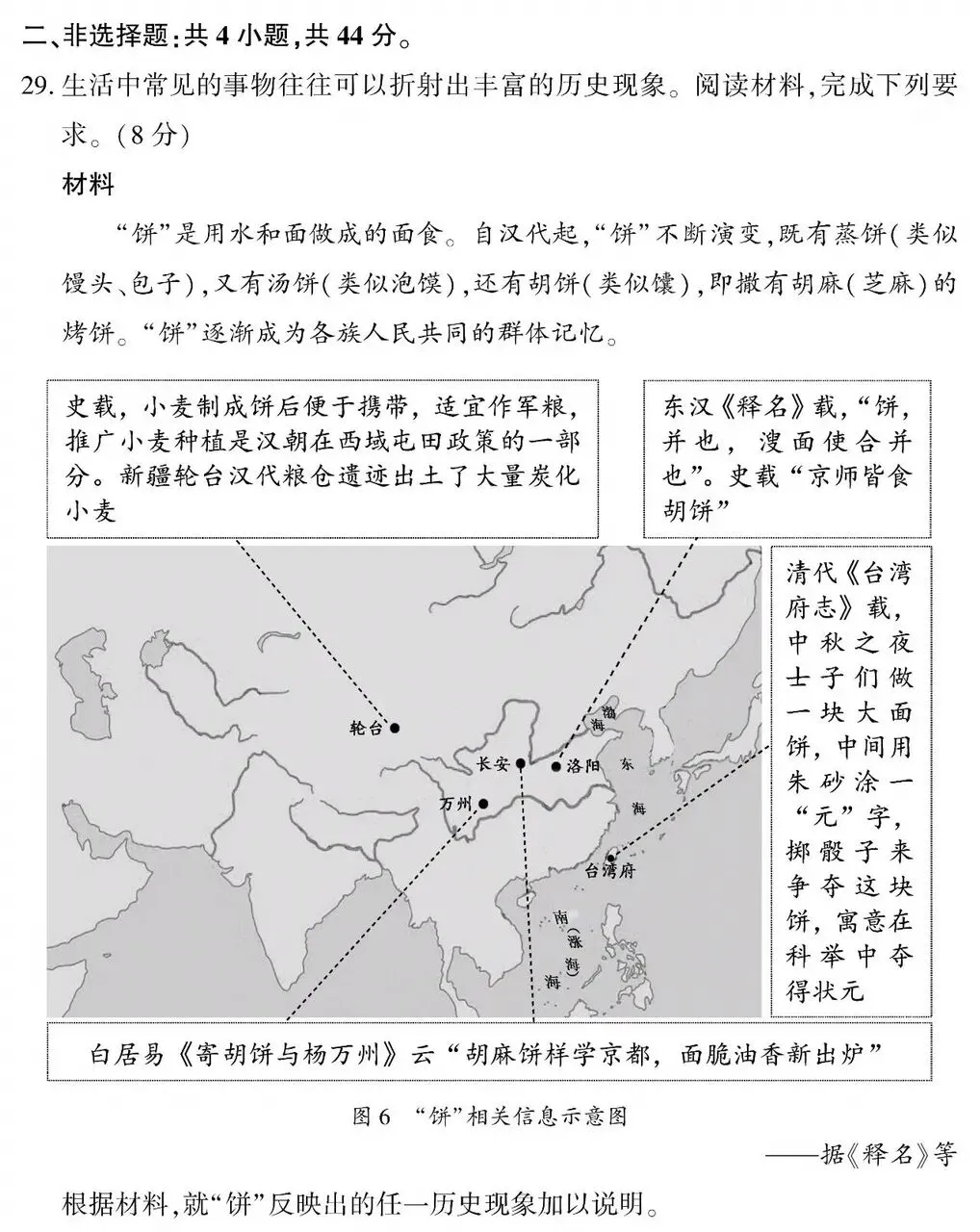 福建省历史中考试题及答案2026.6:要善于分析问题-第8张图片-四季读书网