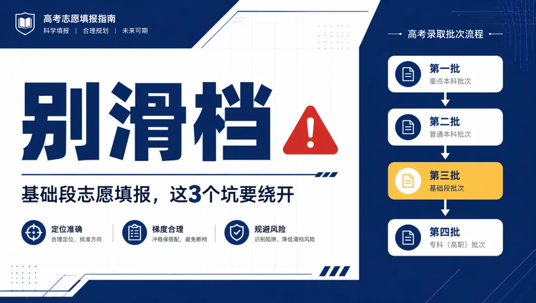 中考线降了不代表稳了——基础段填报最常踩的3个坑-第1张图片-四季读书网