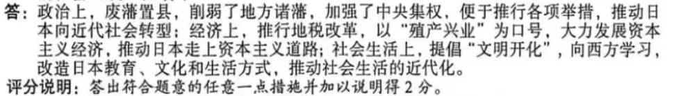 【第55期 • 真题解析】2026年山西中考历史18题分析——大国之路 • 变革转型-第3张图片-四季读书网