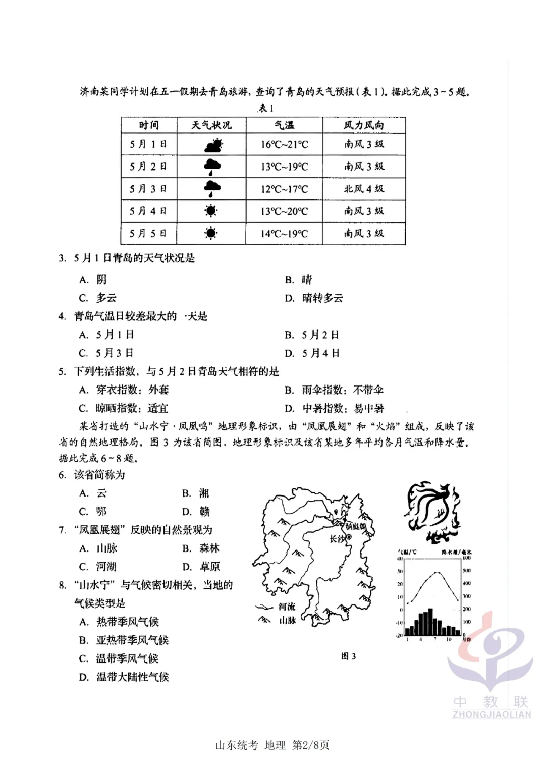 【2026中考试卷】山东省统考(语文/数学/地理/生物学)中考真题试卷-第21张图片-四季读书网