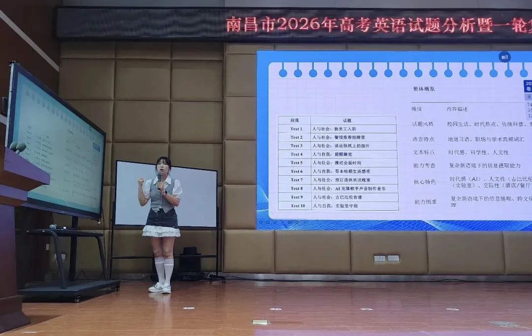 研真题明方向,聚合力启新程——2026年高考英语试题分析暨高三一轮复习研讨会圆满落幕-第6张图片-四季读书网