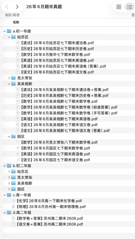 2026苏州下学期初高中期末真题+答案更新!-第4张图片-四季读书网