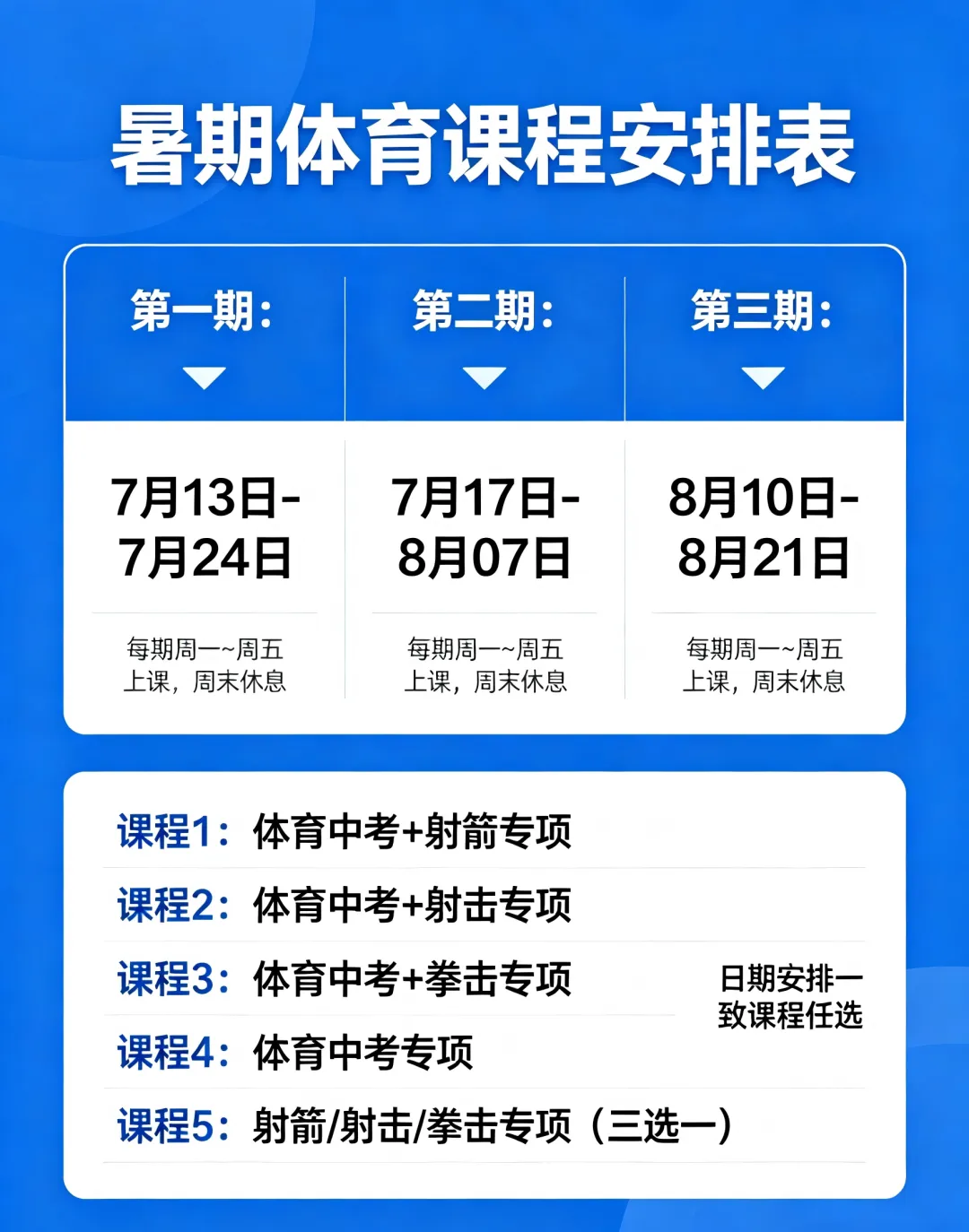 别等到初三!体育特长 + 中考体育暑假提前规划/体育特长生暑假集训班招生-第9张图片-四季读书网