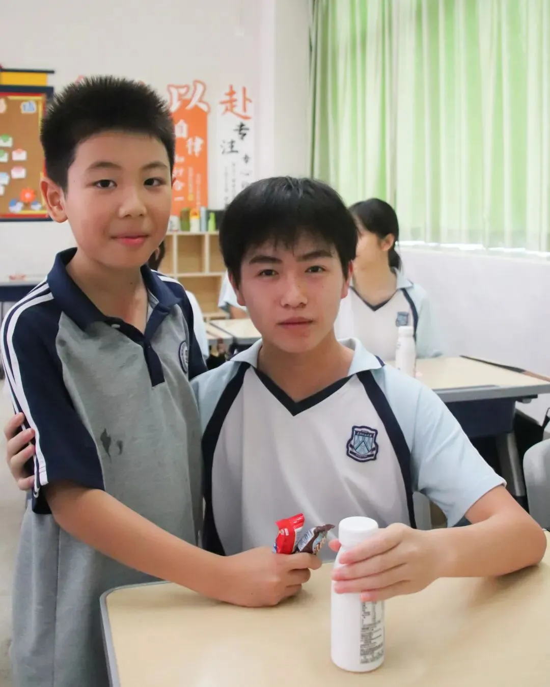 小学学子送祝福,初三中考创辉煌——童心寄期许,肇庆华赋萌娃暖心助力-第19张图片-四季读书网