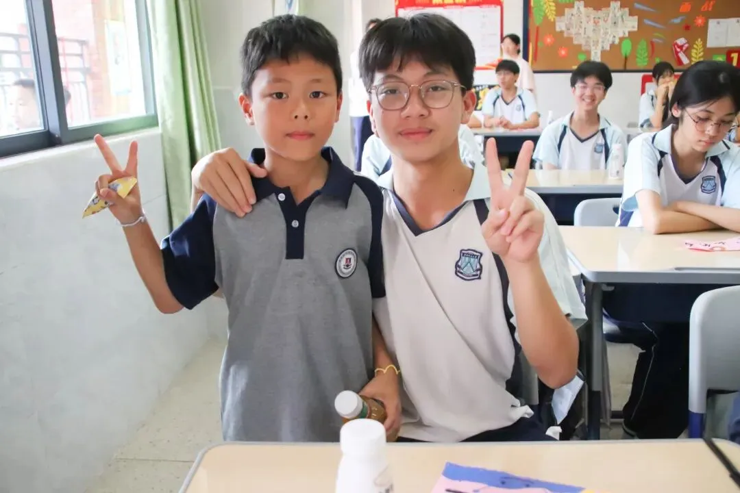 小学学子送祝福,初三中考创辉煌——童心寄期许,肇庆华赋萌娃暖心助力-第20张图片-四季读书网
